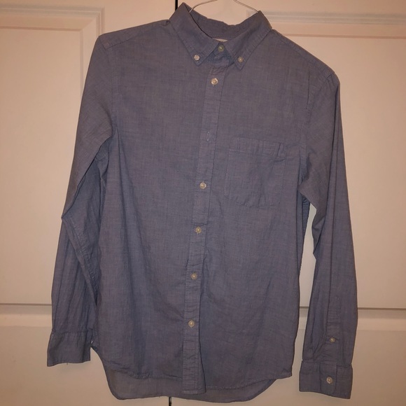 Men’s chambray button down oxford S - Picture 2 of 3